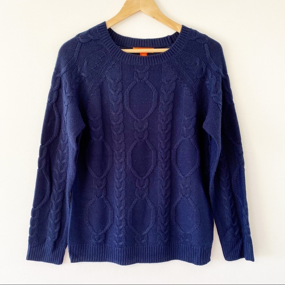 Joe Fresh Navy Knit Sweater M ($39)